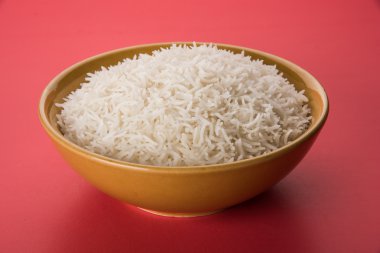 Hint basmati pirinç, Pakistanlı basmati pirinç, Asya basmati pirinç, beyaz pirinç, düz pirinç kase pişmiş pişmiş basmati pirinç pişmiş