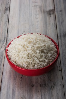 Hint basmati pirinç, Pakistanlı basmati pirinç, Asya basmati pirinç, beyaz pirinç, düz pirinç kase pişmiş pişmiş basmati pirinç pişmiş