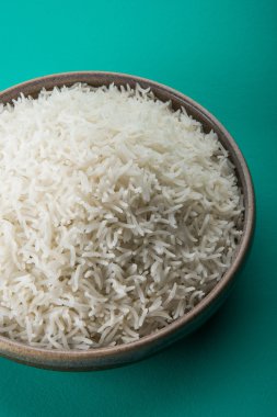 Hint basmati pirinç, Pakistanlı basmati pirinç, Asya basmati pirinç, beyaz pirinç, düz pirinç kase pişmiş pişmiş basmati pirinç pişmiş