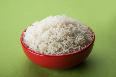 Hint basmati pirinç, Pakistanlı basmati pirinç, Asya basmati pirinç, beyaz pirinç, düz pirinç kase pişmiş pişmiş basmati pirinç pişmiş