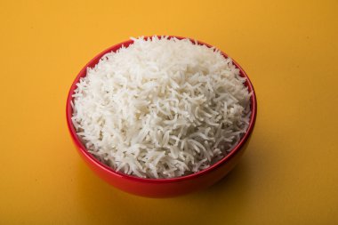 Hint basmati pirinç, Pakistanlı basmati pirinç, Asya basmati pirinç, beyaz pirinç, düz pirinç kase pişmiş pişmiş basmati pirinç pişmiş