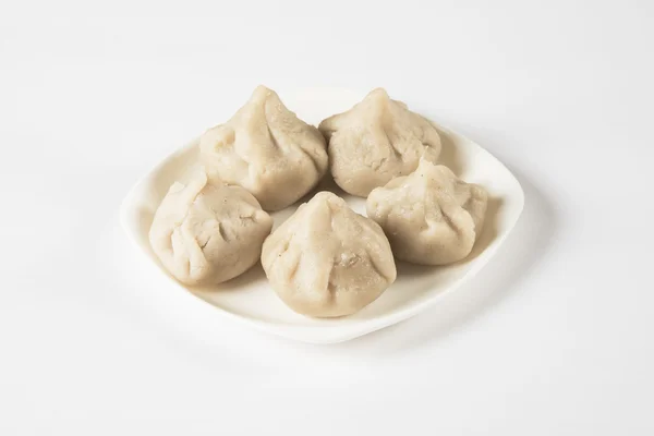 Indisches Essen modak in ganesh utsav zubereitet — Stockfoto