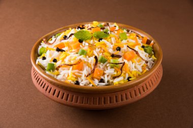 hint sebze biryani, sebze pulav, Hint sebze pulav, Biriyani, sebze Biriyani