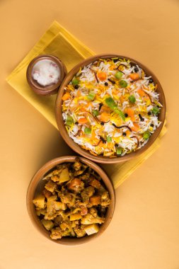 hint sebze biryani, sebze pulav, Hint sebze pulav, Biriyani, sebze Biriyani