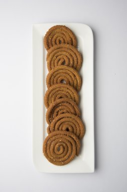 geleneksel Hint aperatif chakli, chakali,, murukku