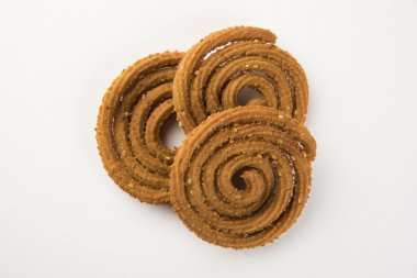 geleneksel Hint aperatif chakli, chakali,, murukku