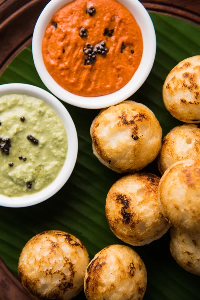 South indian żywności popularne Appe lub Appam lub Rava Appe — Zdjęcie stockowe