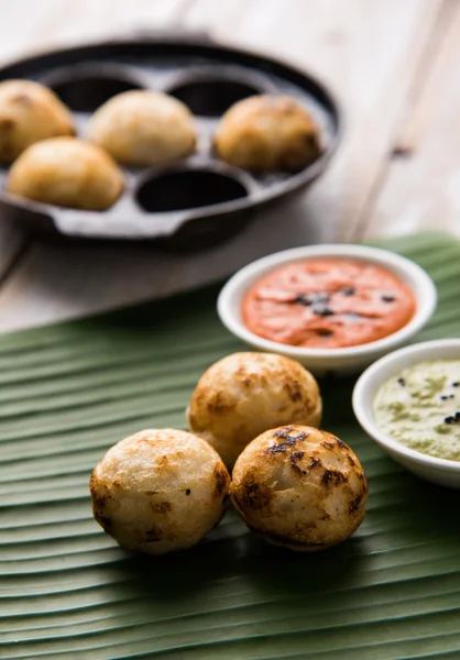 Sul indiana comida popular Appe ou Appam ou Rava Appe — Fotografia de Stock