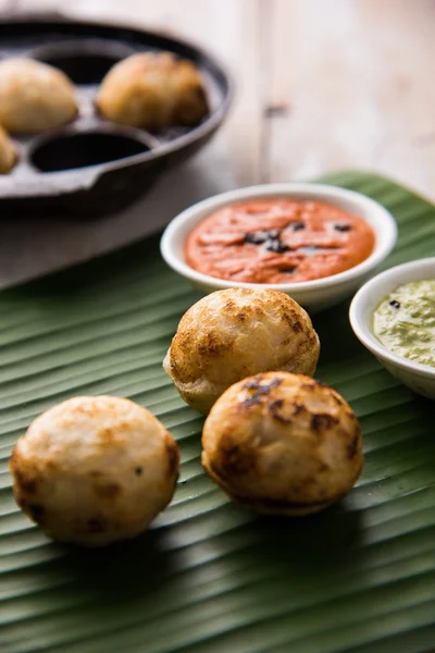 Sul indiana comida popular Appe ou Appam ou Rava Appe — Fotografia de Stock