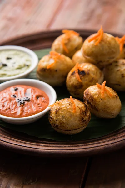 Sul indiana comida popular Appe ou Appam ou Rava Appe — Fotografia de Stock