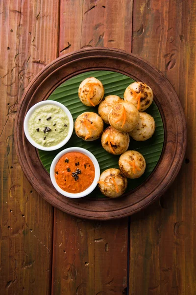 Sul indiana comida popular Appe ou Appam ou Rava Appe — Fotografia de Stock