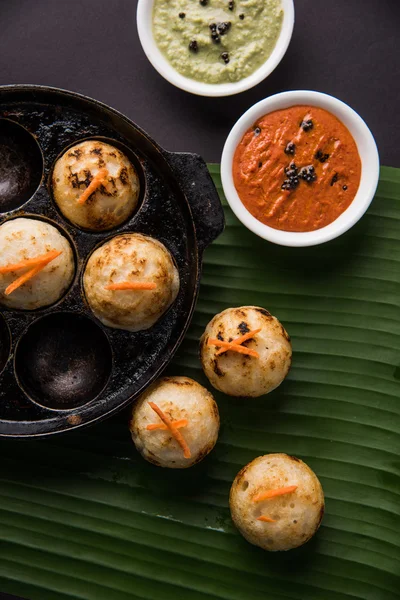 Södra Indiska populära mat Appe eller Appam eller Rava Appe — Stockfoto