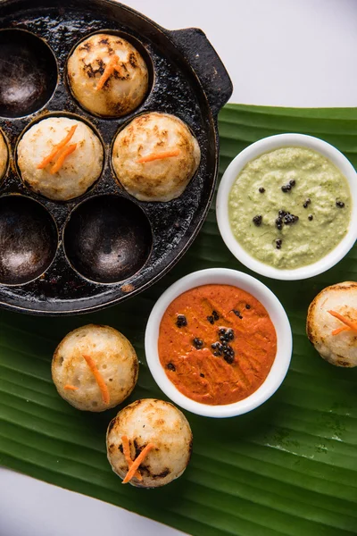 Sul indiana comida popular Appe ou Appam ou Rava Appe — Fotografia de Stock