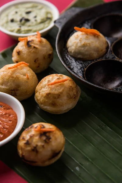 Sul indiana comida popular Appe ou Appam ou Rava Appe — Fotografia de Stock