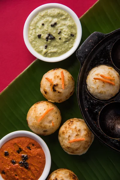 Sul indiana comida popular Appe ou Appam ou Rava Appe — Fotografia de Stock