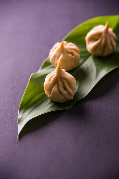 Nourriture sucrée indienne appelée Modak, préférée du Seigneur Ganesha — Photo