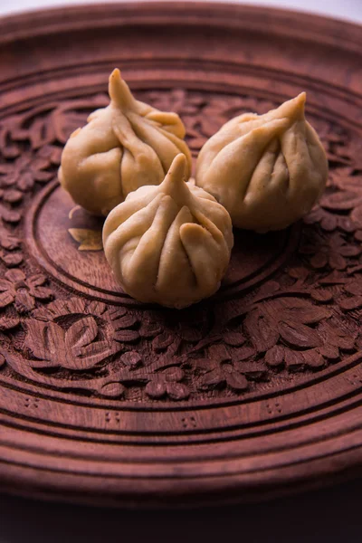 Индийская сладкая еда называется Модак, любимый Лорд Ганеша — стоковое фото