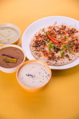 Güney Hint gıda Uttapam veya ooththappam veya Uthappa