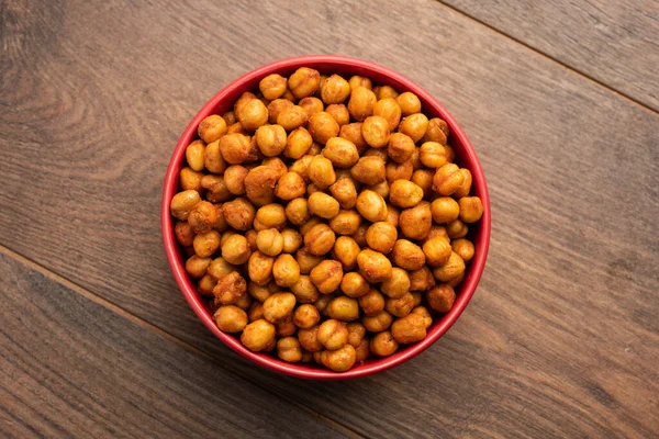 Ceci Piccanti Arrosto Chana Indiana Chole Ricetta Popolare Spuntino — Foto Stock