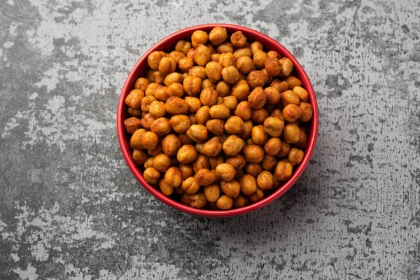 Ceci Piccanti Arrosto Chana Indiana Chole Ricetta Popolare Spuntino — Foto Stock