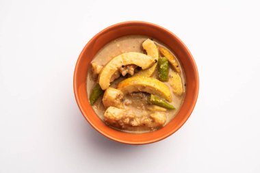 Lezzetli Amrud ka achar ya da Guava turşusu, Jamakaya Pachadi olarak da bilinen Hint mevsimlik tarifi.