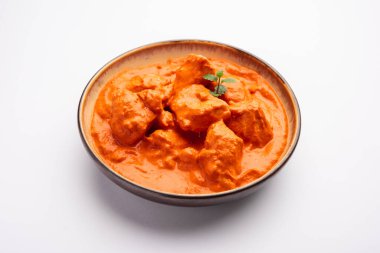Hint tavuğu Tikka masala kasede. Asya 'da vejetaryen olmayan