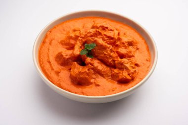 Hint tavuğu Tikka masala kasede. Asya 'da vejetaryen olmayan