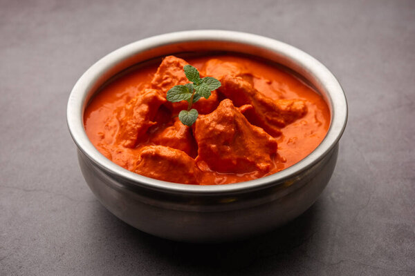 Indian Chicken Tikka masala in the bowl. Asian non vegetarian food
