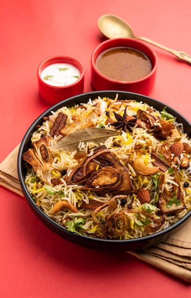 Kathal Biryani Made Using Raw Jackfruit Pieces Cooked Slowly Variety — Foto Stock