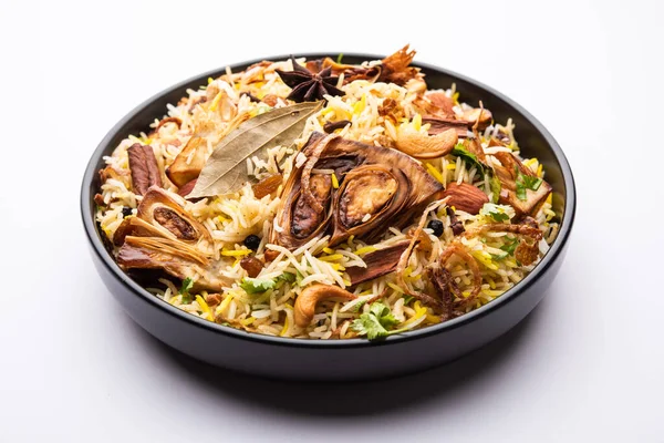 Kathal Biryani Made Using Raw Jackfruit Pieces Cooked Slowly Variety — Fotografia de Stock