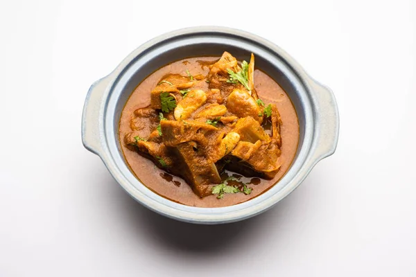 Jackfruit Masala Sabji Oder Fanas Sabzi Oder Indisches Würziges Kathal — Stockfoto