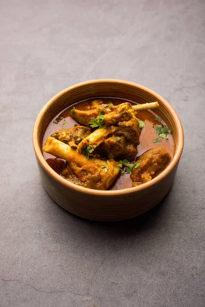 Indiase Stijl Vlees Schotel Mutton Gosht Masala Lam Rogan Josh — Stockfoto