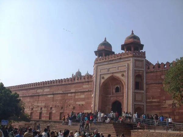 Buland Darwaza veya dünyanın en yüksek geçidi Fathaput Sikri, Uttar Pradesh, Hindistan.