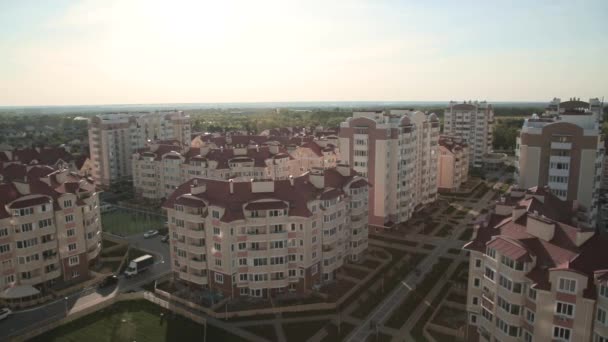 Bâtiments hauts de la ville Séquence Vidéo Libre De Droits