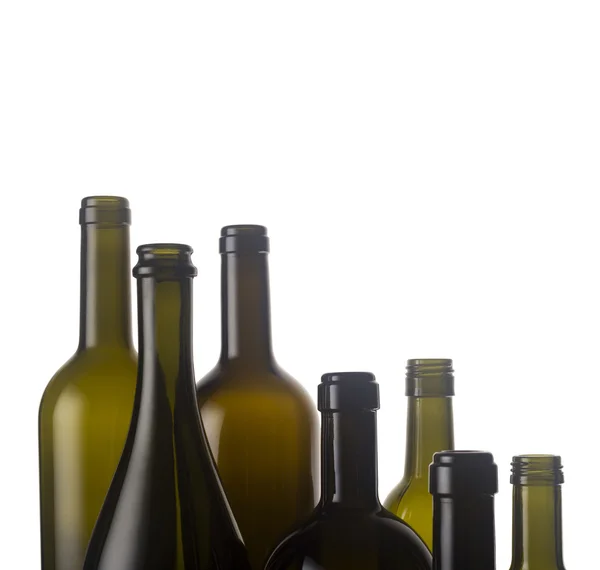 Botellas de vino vacías —  Fotos de Stock