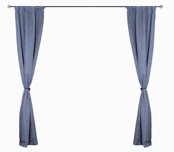 Cortinas azules horizontales — Foto de Stock