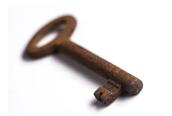 Velha chave enferrujada — Fotografia de Stock