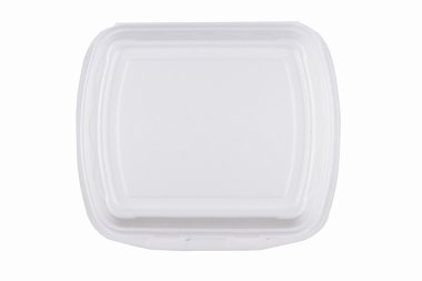 almak uzakta lokanta paket beyaz arka plan üzerinde