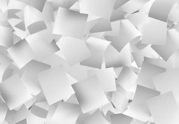 Birçok beyaz katlanmış kağıtlar düşme — Stok fotoğraf