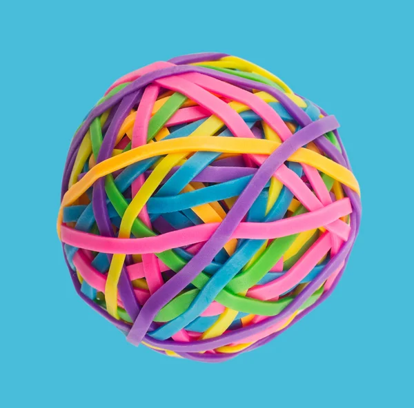 Rubber band ball — Stock Photo, Image