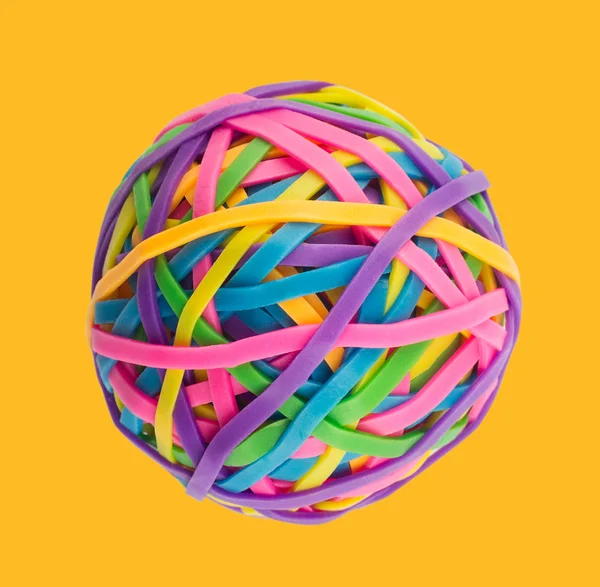 Rubber band ball — Stock Photo, Image