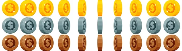 Animasyon iplik ile dolar para