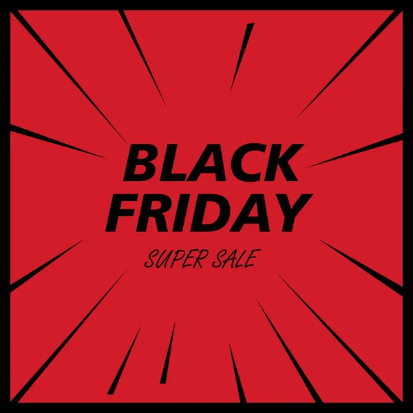 Kara Cuma afişi, indirim, büyük indirimler. Vektör çizimi. Reklam kampanyası. Siyah ve kırmızı. Afişler, kartlar, posterler, el ilanları, klipler ve vektör resimlerinin moda vektör sanatı kavramı.