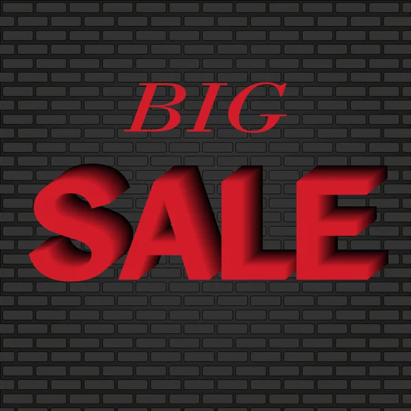 Black Friday Banner Sale Big Discount Vector Illustration Campaign Gray — Stock Vector
