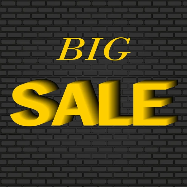 Black Friday Banner Sale Big Discounts Vector Illustration Advertising Campaign — Stock Vector