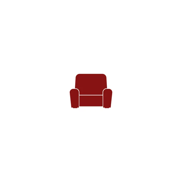 Flat paper cut style icon of furniture