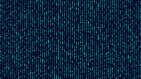 Kék Pontok Textúra Zajhatással Absztrakt Félhang Háttér Vektorhiba Háttér Digitális — Stock Vector
