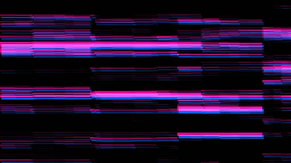Hata efektli bilgisayar ekranı hacklenmiş. Çarpıtma çizgileri ile hata şablonları. Pembe ses dalgalarıyla soyut dijital arkaplan. 3B görüntüleme.