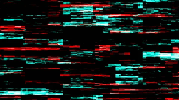 Hackad Datorskärm Med Glitch Effekt Felmallar Med Distorsionslinjer Abstrakt Digital — Stockfoto