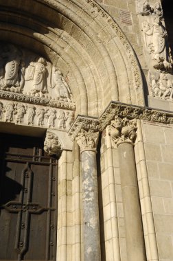 detay kapı Saint Sernin, Toulouse, Fransa